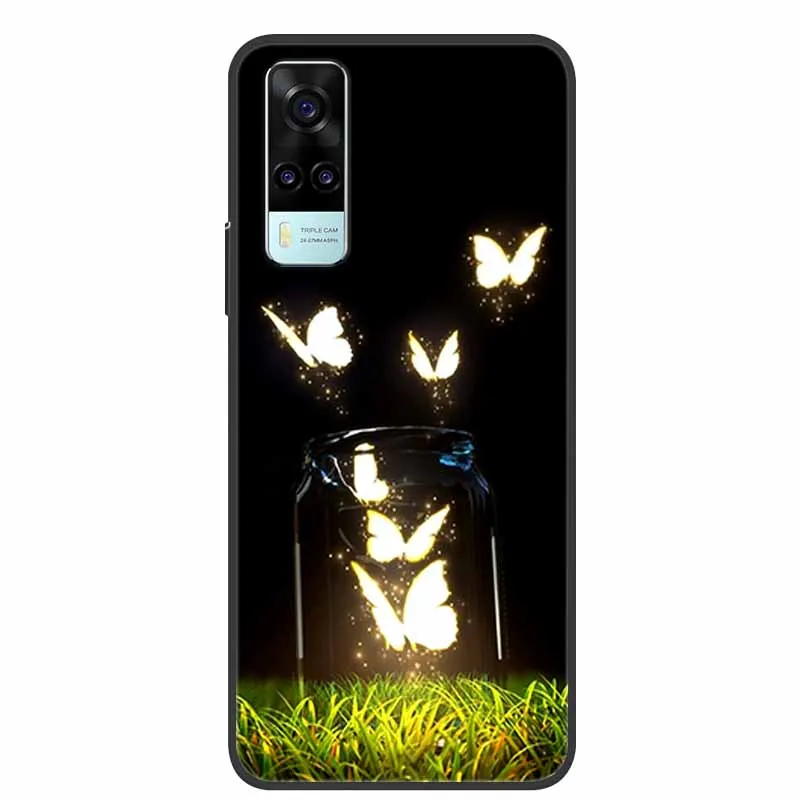 Cute Cartoon Shockproof Soft Silicone TPU Back Cover - Enhanced Protection and Style