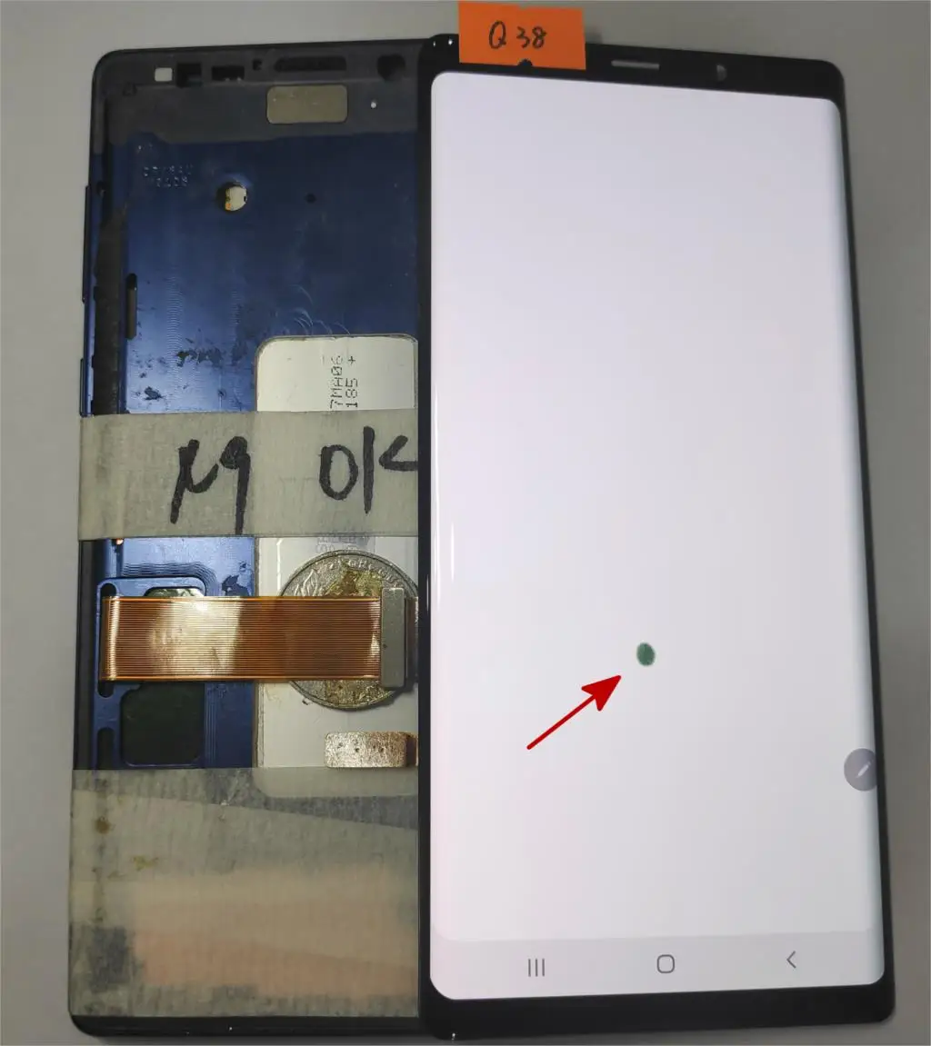 lcd для samsung Galaxy Note 9 lcd дисплей кодирующий преобразователь сенсорного экрана в сборе N960 N960F N960D N960DS lcd с черным пятном