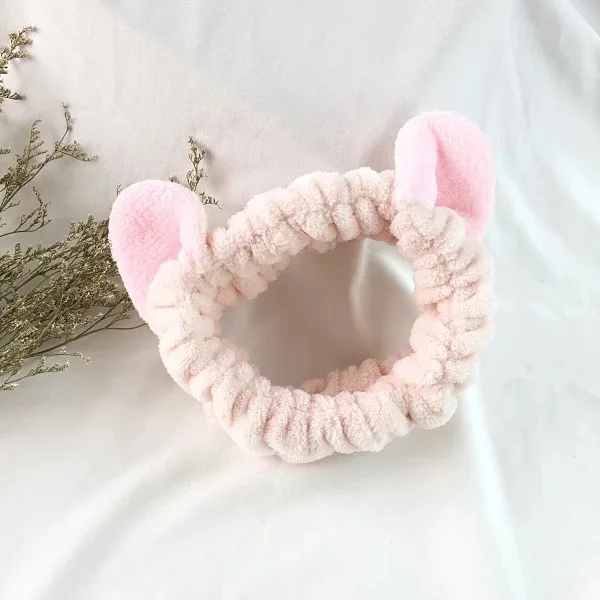 Super MENG с милым объемным рисунком кота, уши, обруч на голову для умывания лица Макияж Уход за кожей лица бандо повязка на голову широкие поля повязка на голову отправить Упакованные мешоки