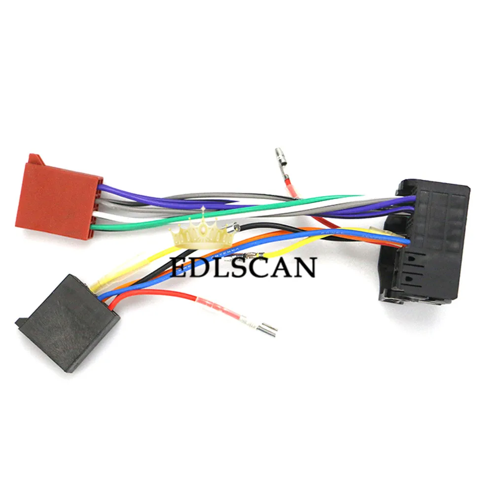 EDLSCAN 12-123 ISO радио адаптер ISO жгут проводов 12-123