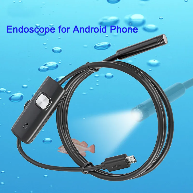 2 м 1 5 мм 7 эндоскопа для телефона Android USB мини Камера Водонепроницаемый 6