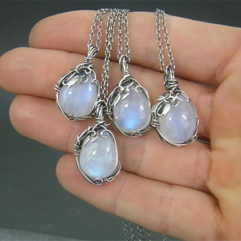Pendant-Necklace-Silver-Color-Chain-Moonstone-Necklaces-for-Women-Female-Fashion-Jewelry-Gifts-for-Girl (3)