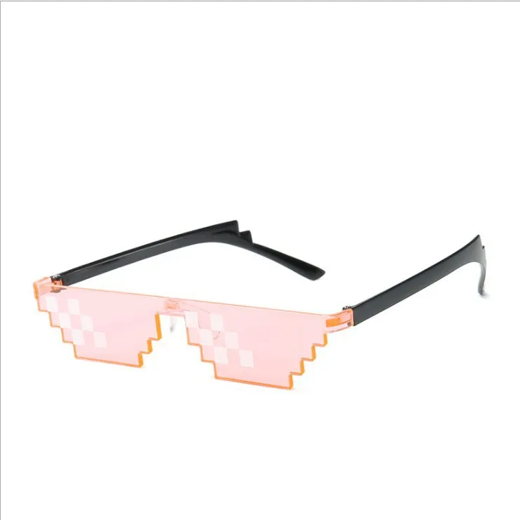 Mosaic Sensation Star Love пиксельные очки маскарадные костюмы аксессуары очки Boss Thug Life взрослые детские солнцезащитные очки