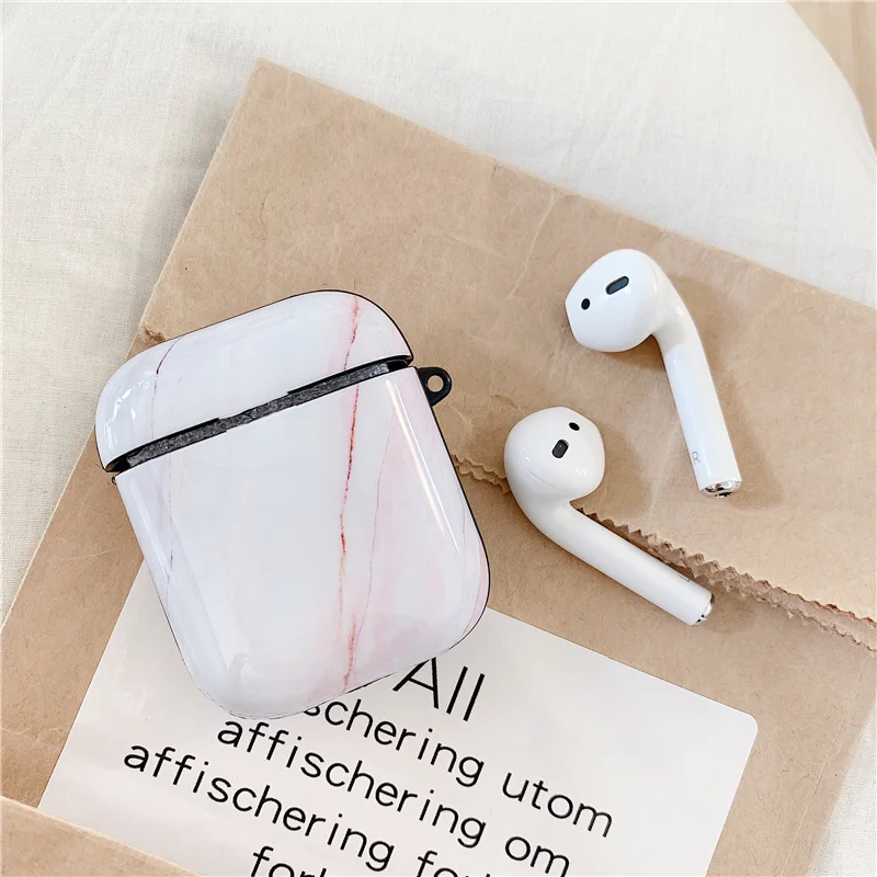 Агат мраморный корпус беспроводные bluetooth наушники для apple airpods силиконовый чехол для наушников зарядная коробка для iphone air pod гарнитура