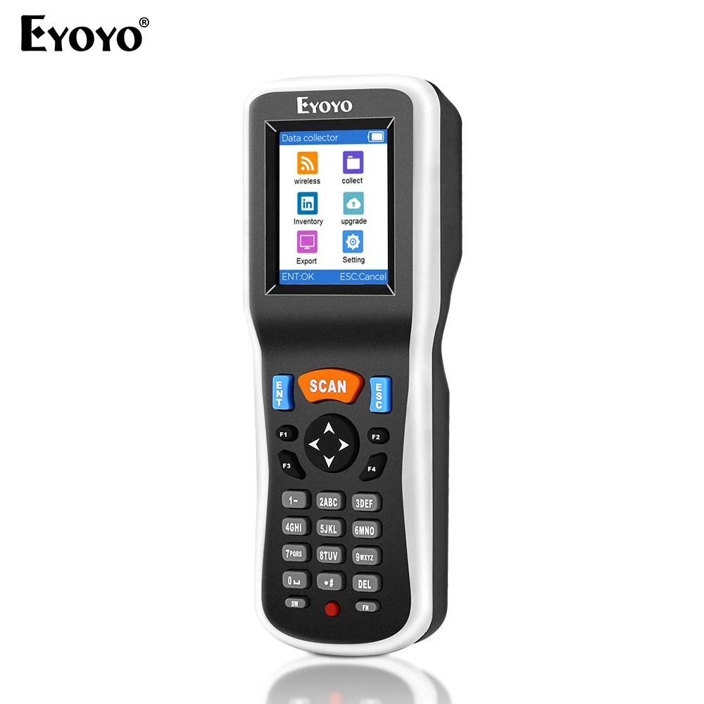 Eyoyo PDT6000 мини-сборщик данных сканирующий штрих-код для получения считыватель штрих-кодов для склада POS терминал сбора данных