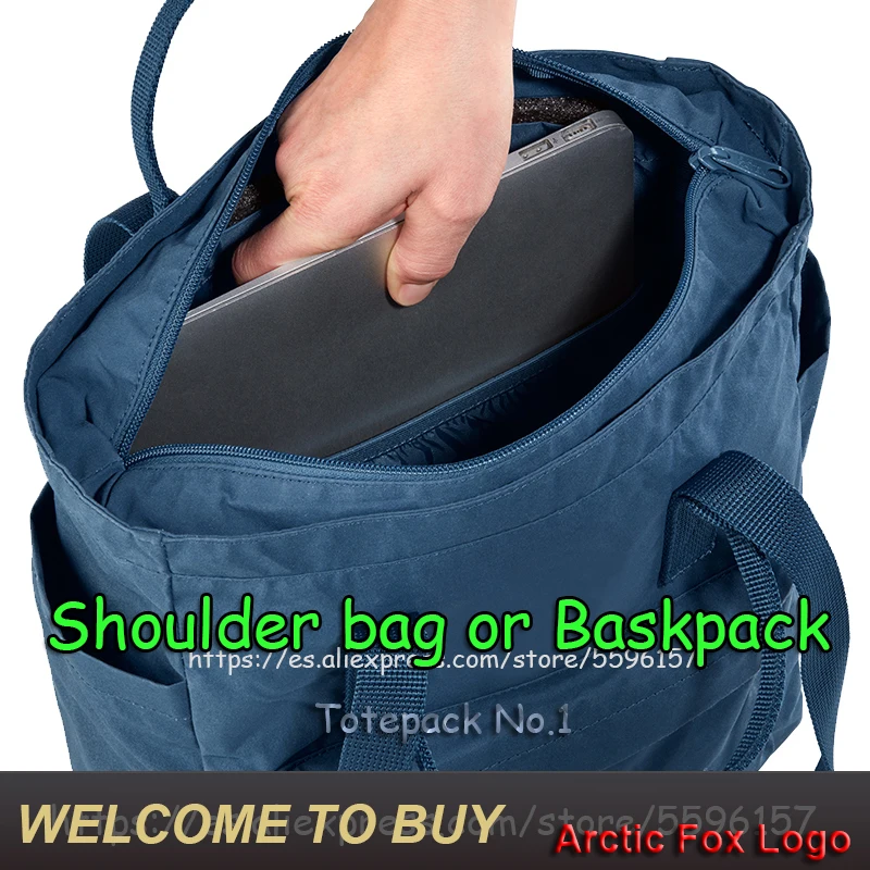 

Classic Brand Bag Totepack Large Capacity Shoulder Bag and Backpack Men Women Outdoor Travel Work Bag Students Schoolbag Mochila