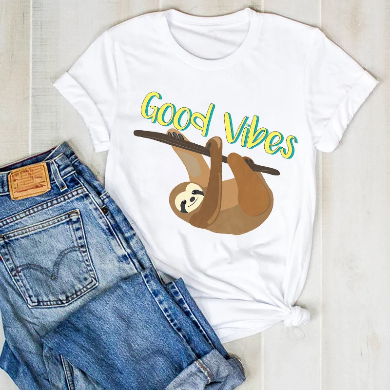 Футболка женская летняя с принтом Good Vibes|Футболки| |