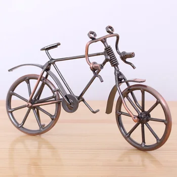 

Desktop Crafts Gift Home Decor Diecast Bicycle Collection Iron Children Toy Bike Model Tourism Souvenir Simulation Art Ornaments