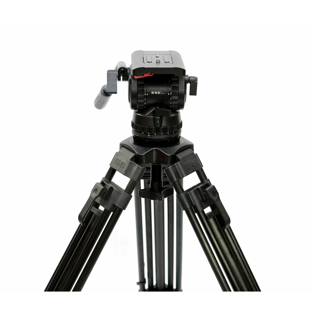 Профессиональный карбоновый штатив TRIX 7", комплект V15T PLUS, штатив для видеокамеры с жидкой головкой, нагрузка 15 кг, для пленочной камеры