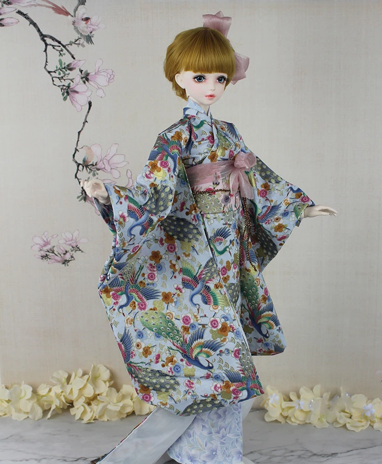 BJD SD Одежда для кукол наряд платье-кимоно для 1/3/1/4 1/6 BJD кукла Косплэй костюм