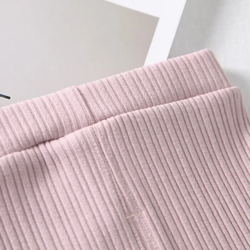 Новые зимние леггинсы для девочек; Детские хлопковые утепленные штаны; длинные брюки для детей; узкие брюки-карандаш для малышей