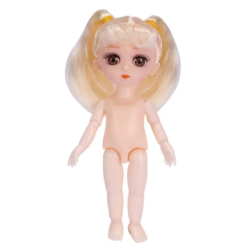 1/8 BJD куклы мини 13 мяч соединенный милый 15 см Детские волосы Nake тело для с макияжем