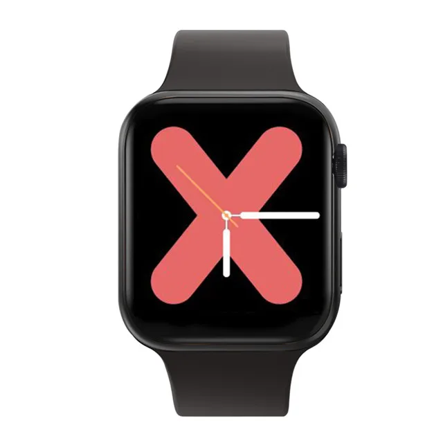 Black IWO 11 gps Bluetooth умные часы 1:1 i7 SmartWatch 44 мм чехол для Apple iOS Android сердечного ритма артериального давления IWO 10 12 обновление - Цвет: Black