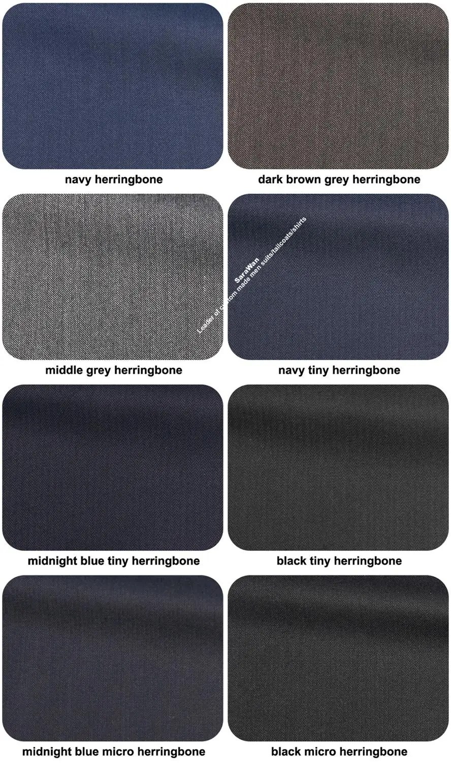 Navy Blue Herringbone Tailor Man Suits Men Custom Made Suits Dark Blue Fashion Patterned Costume Men Tailor Made Suit Stylish