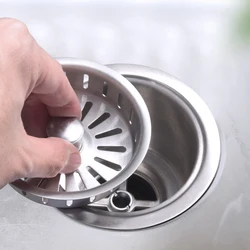 Cleaner Kitchen Sink Strainers Stainless Steel Leftovers Laundry Kitchen Strainers Bathroom Cocina Accesorio Home Improvement YQ