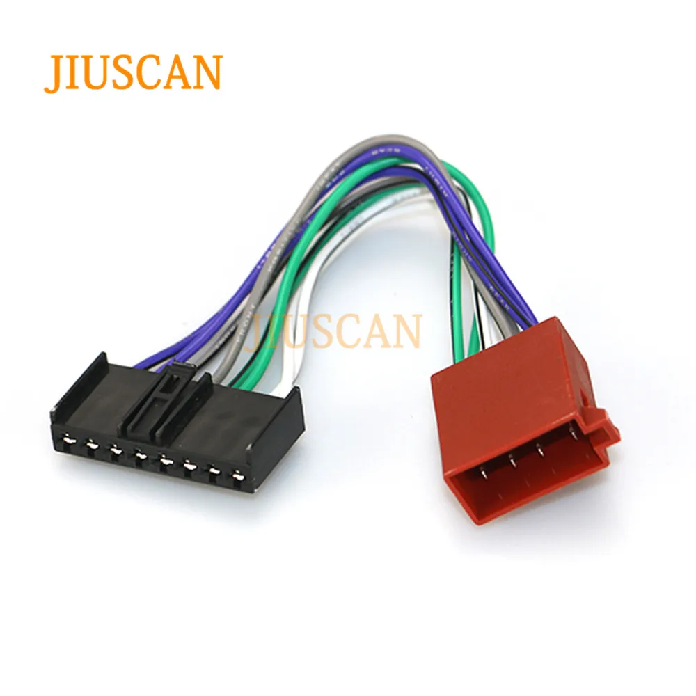 JIUSCAN 12-109 ISO радио адаптер для JAGUAR для LINCOLN жгут проводов разъем свинцовый ткацкий станок кабель штекер Адаптер стерео
