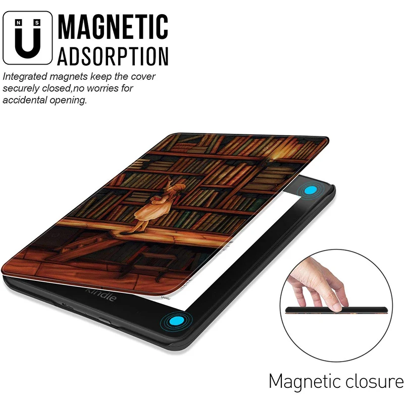Case for Kindle Paperwhite Smart Cover with Auto Wake/Sleep Fit All-New Kindle Paperwhite 4 Cover (10th Gen-) Anti-Dust kindle case,ereader case