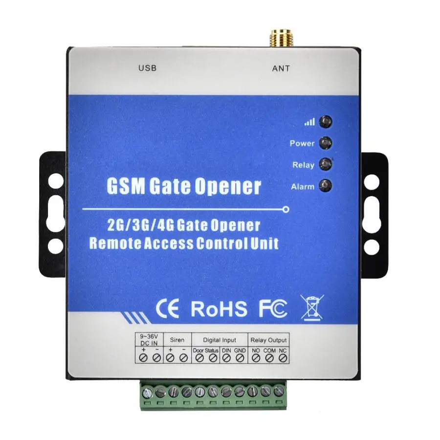 

NEW Professional RTU5025 Wireless Remote GSM Gate Opener Operator Garage Door Access Controller Access Controller