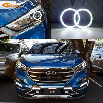 

Excellent Ultra bright smd led Angel Eyes kit DRL For Hyundai Tucson TL 2015 2016 2017 2018 ONE PROJECTOR HEADLIGHT
