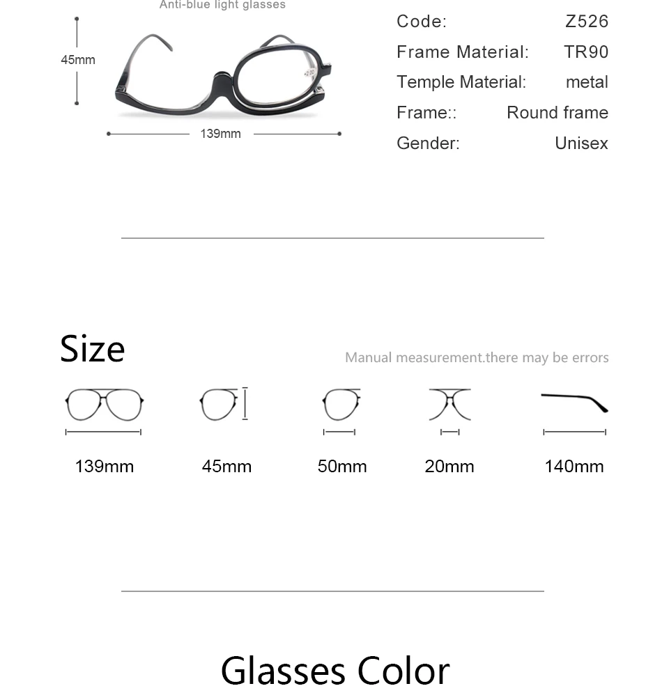 Складные женские очки для чтения, макияж, складные очки для глаз, винтажные очки, оправа из поликарбоната+ 1,0~+ 4,0 линзы из смолы Z526