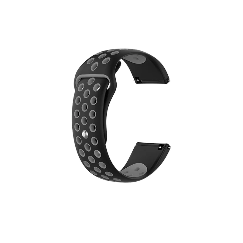 Браслет для часов Fitbit Versa, дышащий наручный ремешок на замену для Fitbit Versa, водонепроницаемые смарт-аксессуары для часов - Цвет: black