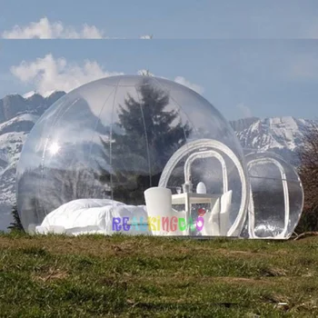 

Commercial Clear Inflatable Bubble tent with Tunnel and free blower