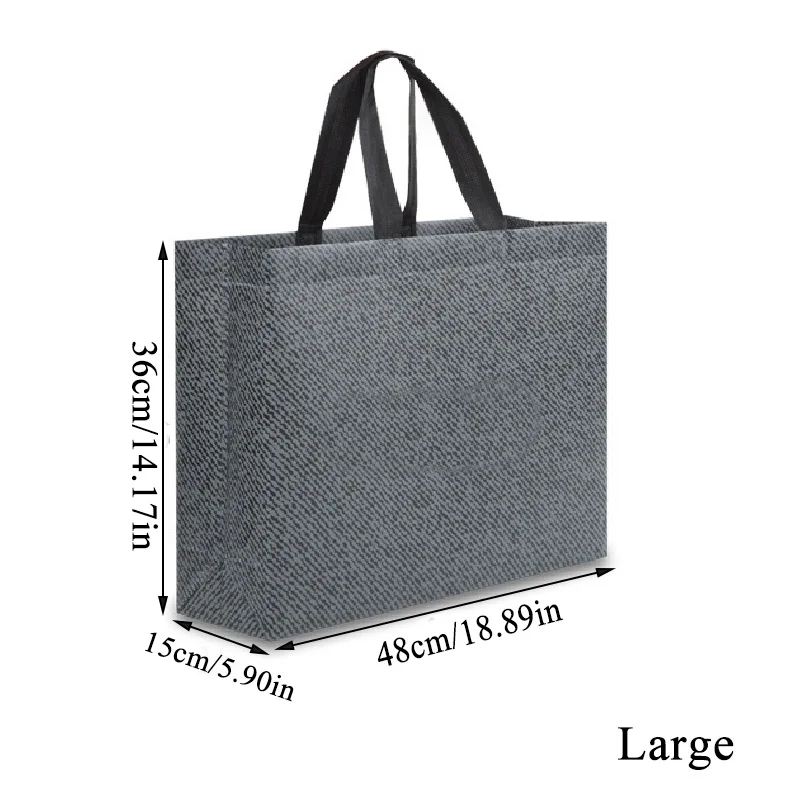 

2019 Women Foldable Recycle Shopping Bag Reusable Shopping Tote Bag Large Capacity Non-Woven Fabric Shopper Bag Grocery Pouch