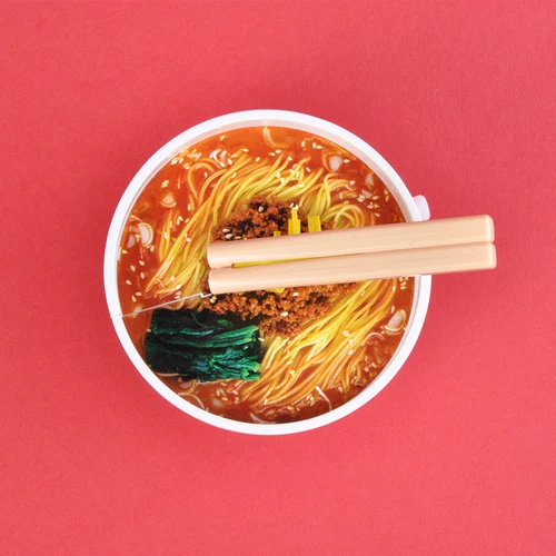 Japan IKIMON Kitan Gashapon Capsule Toys Creative Table Ornaments Decoration Food Toy Moving Ramen e