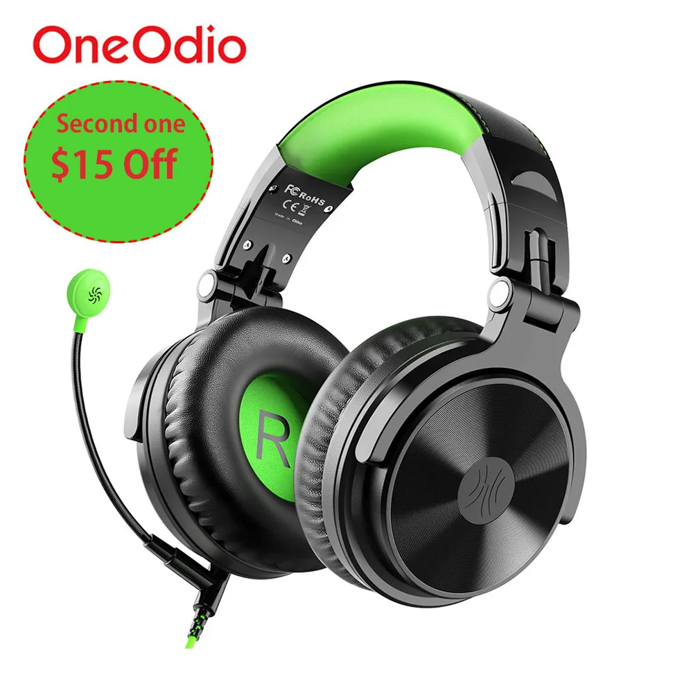 US $24.70 Oneodio Gaming Headphones Over Ear Wired Stereo Headset With Microphone For Ps4 Xbox One Phone Pc Gamer Studio Dj Headphone