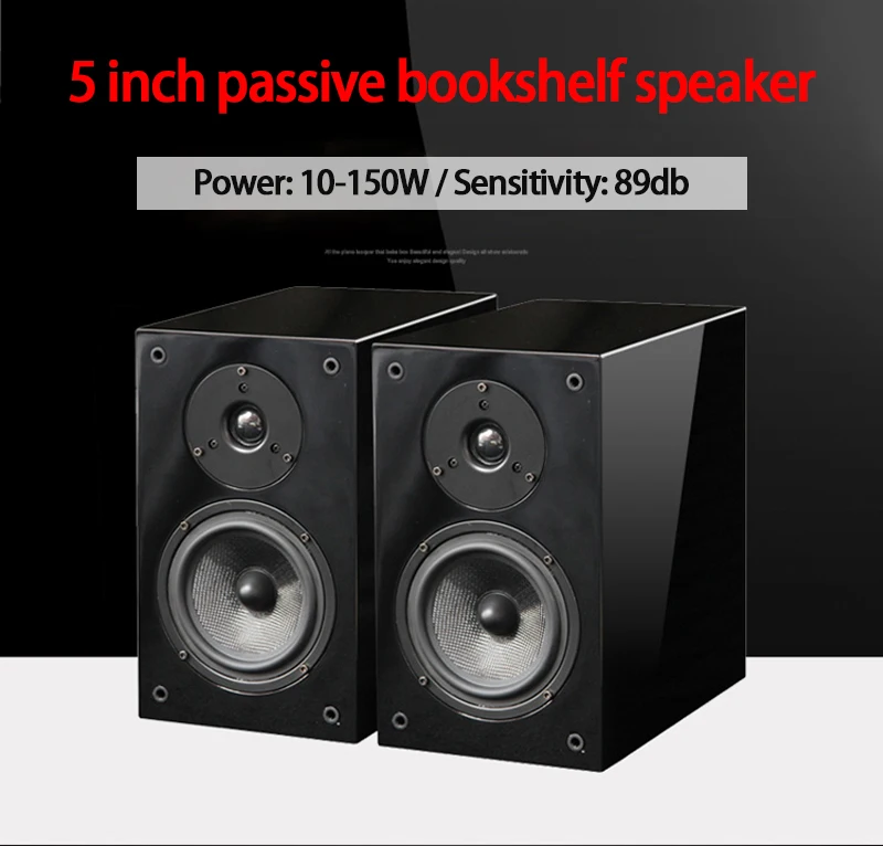 KYYSLB SQ5086 10-150W Fever HiFi Speaker 5-inch