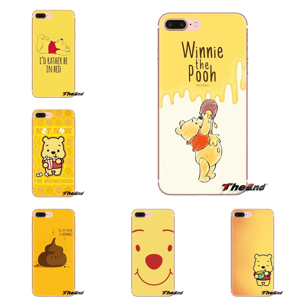 

For Xiaomi Redmi 4 3 3S Pro Mi3 Mi4 Mi4i Mi4C Mi5 Mi5S Mi Max Note 2 3 4 cute cartoon Winnie the Pooh Silicone Phone Shell Cover