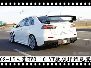 

Fit for Mitsubishi EVO10 VOLTEX carbon fiber rear spoiler rear wing