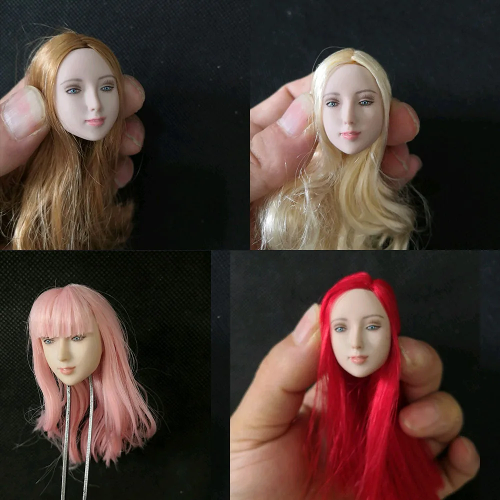 

In Stock Collectible 1/6 Scale Scale Two-dimensional DIY Madina Beauty Head Sculpt Carved for 12inch Action Figure DIY
