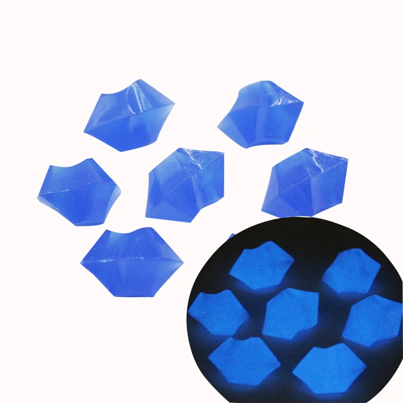 Royal blue 50 шт. светится в темноте садовые камни свечение кубики для напитков для дорожек садовая дорожка для Патио газон двор Декор светящиеся камни Jardin - Цвет: Royal blue