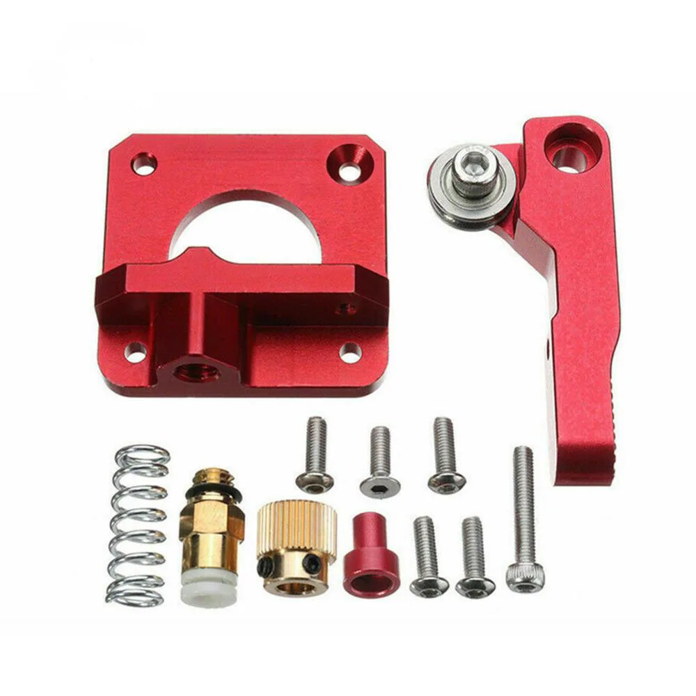 

MK8 MK9 Red Extruder For 3D Printer Aluminum Block All Metal Bowden Exruder Kit Right Left Hand 1.75mm Filament CR-7 CR-10