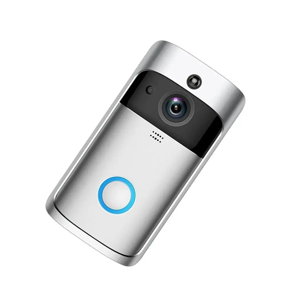 

Hot Wireless Smart Home Video Doorbell Free Hole Electronic Cat Eye Security Monitor Hd Camera Video Remote Monitorable