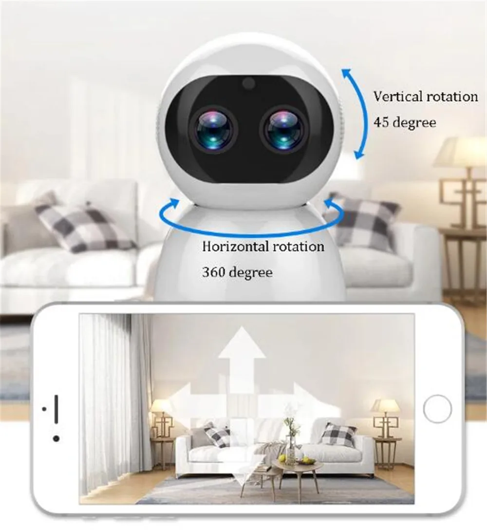12MP 8x зум 1080P двойной объектив 12MP PTZ IP камера