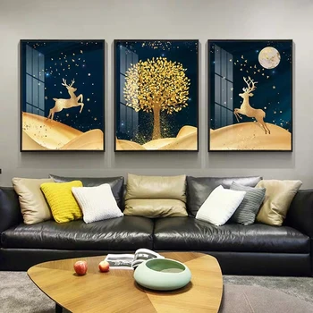 

Home Decor Canvas Paintin Custom D-DA Prints Wall Art Pictures For Living Room Oil Cuadros Decor Modular Poster