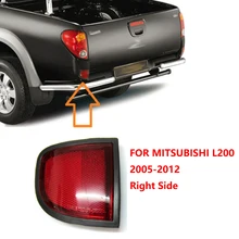 Arrière Réflecteur de lumière pour Mitsubishi L200 Pickup OS Lentille Droit Animal Warrior Neuf
