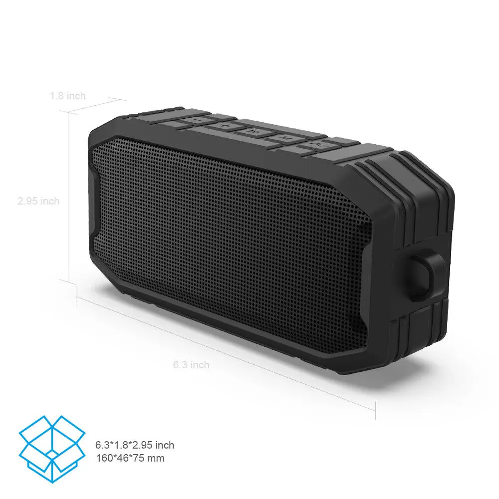 Беспроводной Bluetooth динамик, сабвуфер, стерео, водонепроницаемый, для улицы, USB, TF, для рук, бесплатный вызов, совместимые с Bluetooth, электронные устройства
