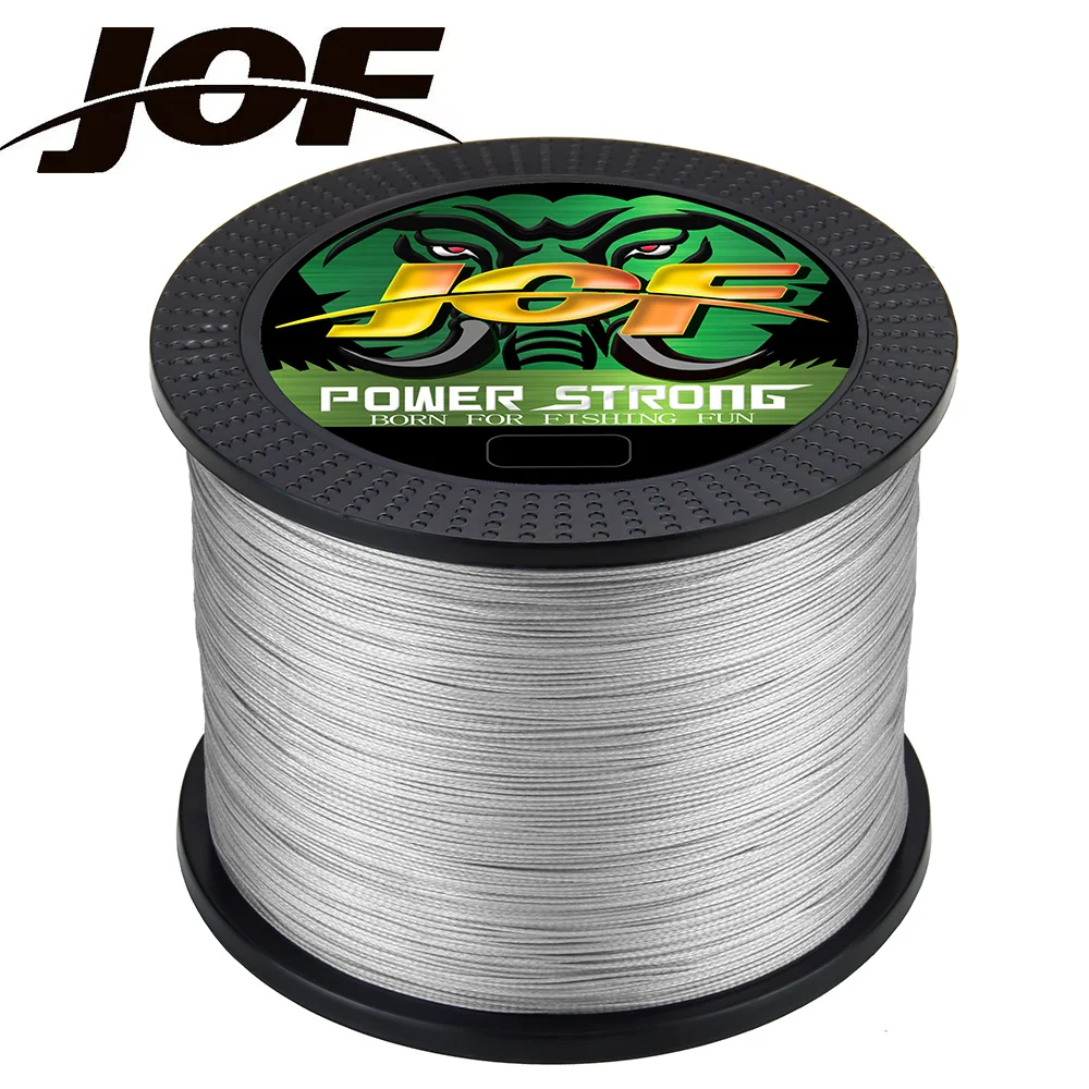 JOF Fishing Line Pesca 4/8 Strands 300/500/1000M Durable 12-80LB Super Strong Smooth Japanese Multifilament Carp PE Woven Thread | Спорт и