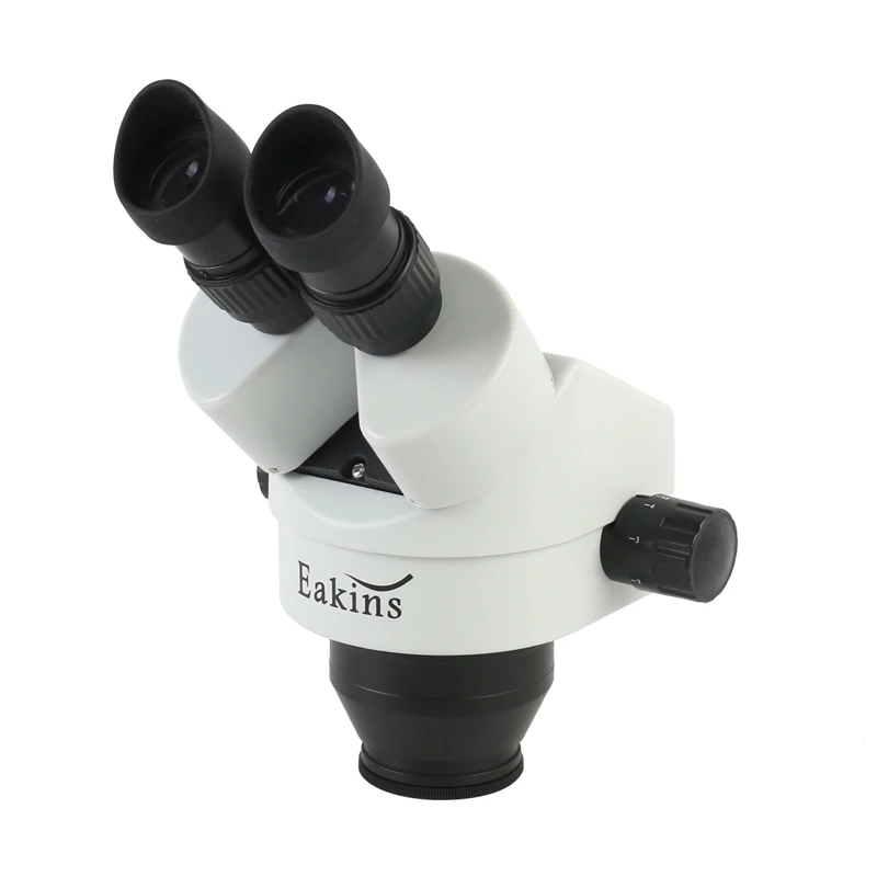 US $136.49 Binocular Microscope Magnification Continuous Zoom 7x45x Stereo Microscope Head Wf10x20mm Large Field Eyepiece