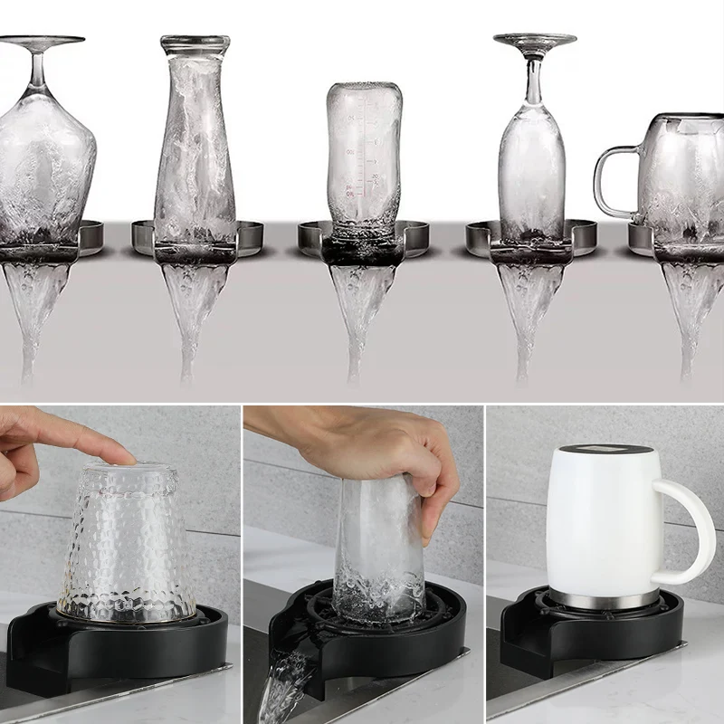 Waschmaschine Bar Glas Rinser Automatische Tasse Küche Werkzeuge und Gadgets Spezialwerkzeuge Kaffee Krug Waschen Tasse Werkzeug Küche_voghion.com