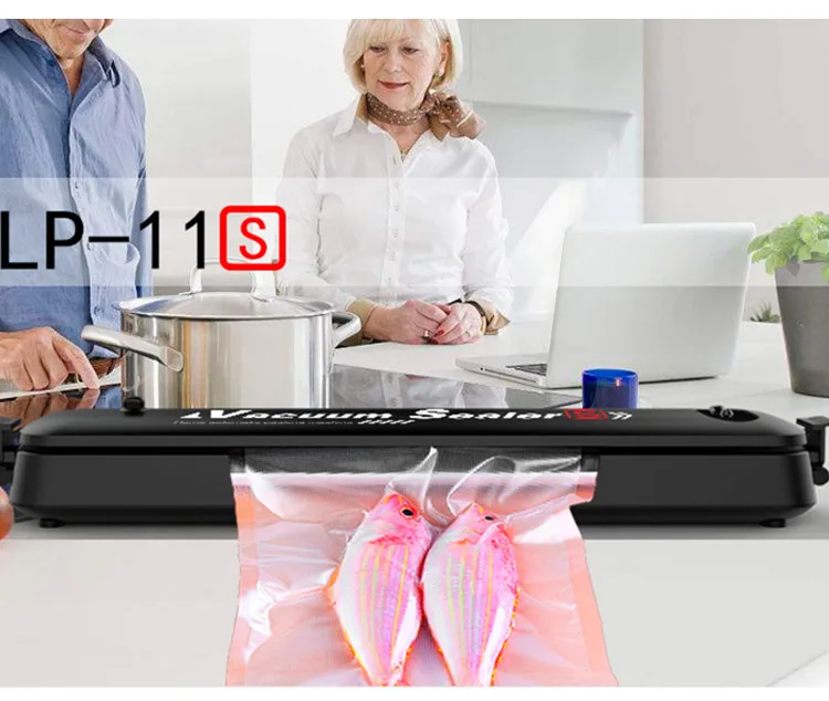 Vacuum Sealer Mini Household Kitchen Food Packaging Machine With 15pcs Bags Film Sealer Vacuum Packer 100-240V Automatic Fast (4)