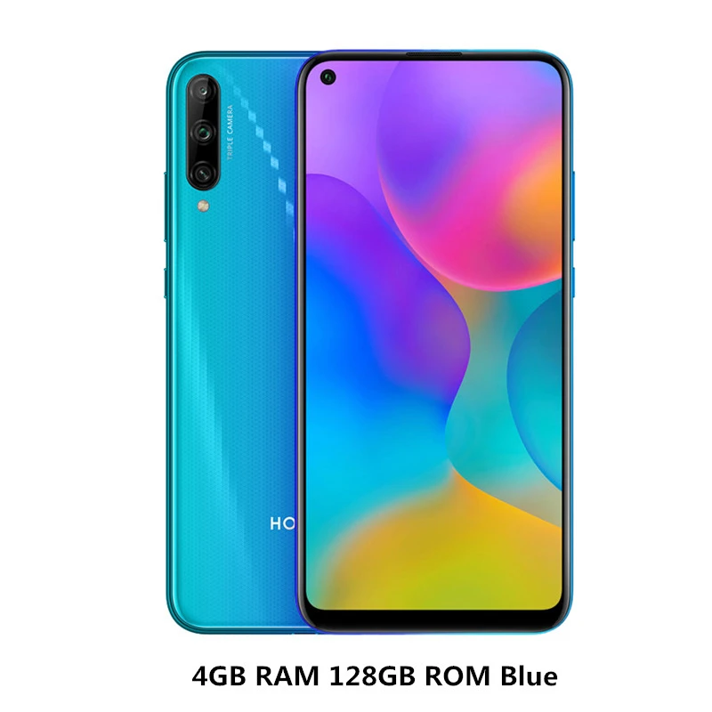 honor play 3, honor play 3, мобильный телефон, 6,39 дюймов, Kirin710F, четыре ядра, Android 9,0, распознавание лица, GPU, Turbo, мобильные телефоны - Цвет: 4GB 128GB Blue