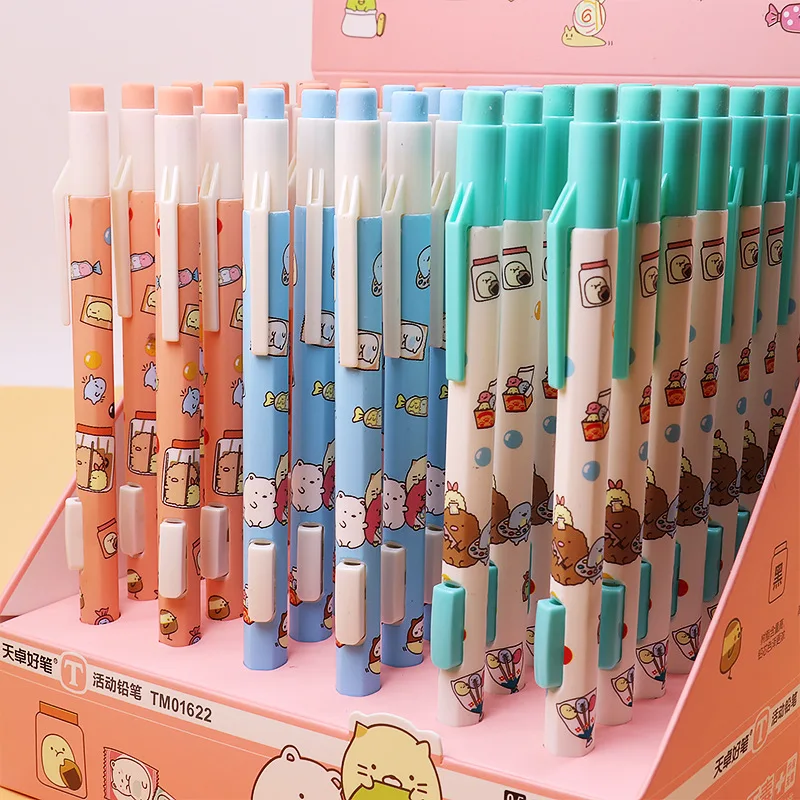1 шт. милый Sumikko Gurashi Пресс автоматический механический карандаш с ластиком школьные канцелярские принадлежности для студентов