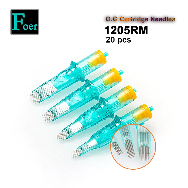 

O.G Tattoo Cartridge Needles Machines Tattoo Needle Permanent Makeup Revolution Professional High Quality Stainless Steel 1205RM