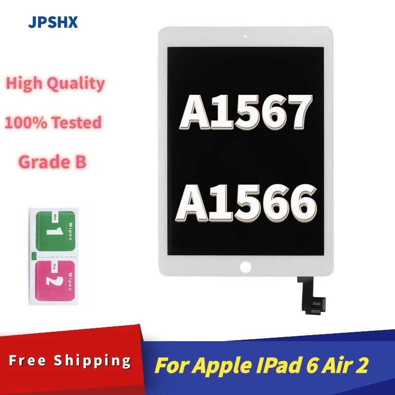 9 7 "для Apple IPad 6 Air 2 ЖК-дисплей детали для замены A1567 A1566 класса B | Компьютеры и офис