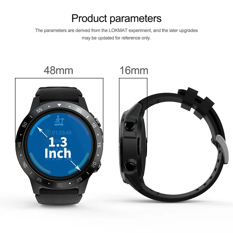 LEM5 3G Smart Watch Men 2020 GPS Android Bluetooth