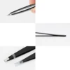 4Pcs Tweezers Professional Stainless Steel Tweezers Eyebrows Make Up Great Precision Facial Hair Splinter Ingrown Hair Removal 4
